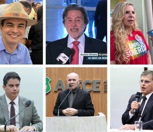 Paraná Pesquisa Senado do Ceará: Cap. Wagner 44,7%, Eunício 35,2%, Luizianne 25,1%, Junior Mano 11,1%, Alcides Fernandes 10,3%, General Theophilo 5,1%.