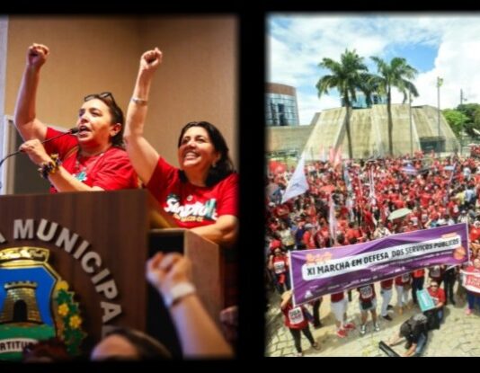 Servidores públicos cobram reajustes salariais das gestões de Evandro (PT) e Elmano (PT)