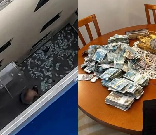 Dinheiro jogado pela janela somava mais de R$ 429 mil reais.