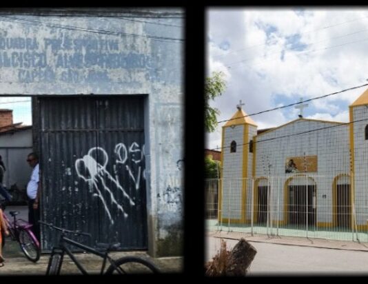 Alunos assistem aula em igreja há mais de 1 ano devido a obra em escola municipal de Fortaleza