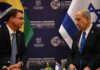 Netanyahu diz esperar vitória de Flávio Bolsonaro no Brasil