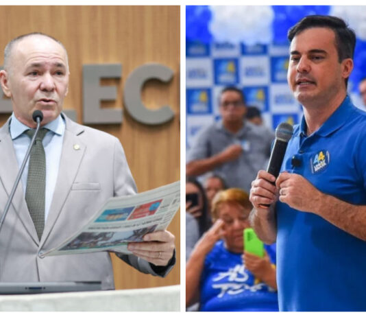 Pesquisa do Senado no Ceará traz Capitão Wagner na liderança com 46,9% e Alcides Fernandes como candidato menos rejeitado.