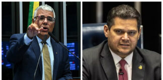 Sen. Eduardo Girão e o partido Novo apresentam representação contra Davi Alcolumbre para afastá-lo da presidência do Senado.