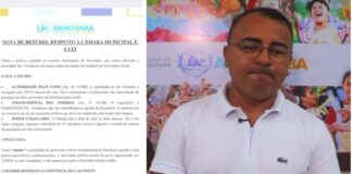 Após evento fracassado do governo Elmano (PT) em Aracoiaba, secretário critica vereadores pela ausência e tem nota de repúdio aprovada.