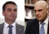 Flávio esteve com Moraes e pediu prisão domiciliar humanitária para Bolsonaro