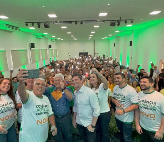 “Defender o livre mercado, menos impostos e enfrentar o crime organizado. Esse é o nosso projeto”, diz Girão em lançamento da sua pré-candidatura ao governo do Ceará em Sobral.