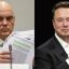 Moraes arquiva inquérito contra Elon Musk por suposta obstrução da Justiça e incitação ao crime