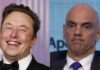 Elon Musk diz que prisão de Moraes está a caminho por envolvimento com Banco Master