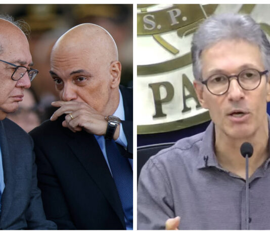 Gilmar pede a Moraes para investigar Zema no inquérito das fake news
