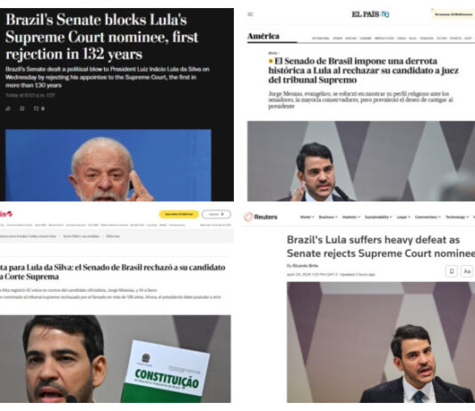 Imprensa internacional repercute rejeição de Jorge Messias para o STF