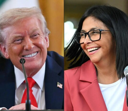 Trump retira sanções de Delcy Rodríguez em nova aproximação com regime da Venezuela