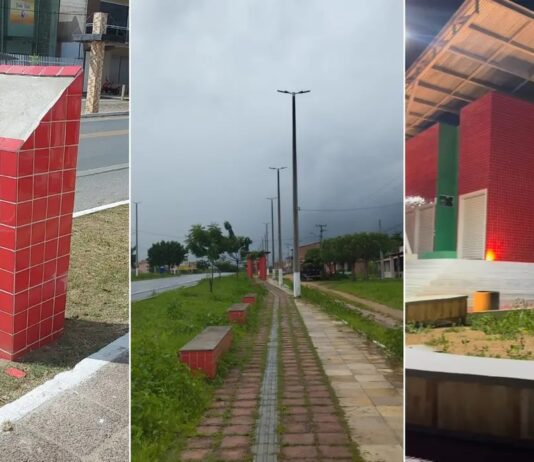 MPCE pede punição a prefeito do PT no interior do Ceará por usar cor vermelha em equipamentos públicos