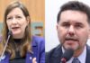Crise na base do governo Elmano: Lia Gomes e Moses Rodrigues brigam nas redes sociais.
