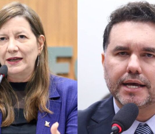 Crise na base do governo Elmano: Lia Gomes e Moses Rodrigues brigam nas redes sociais.