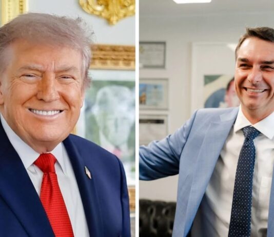 Flávio desembarca nos EUA nesta segunda para reunião com Trump