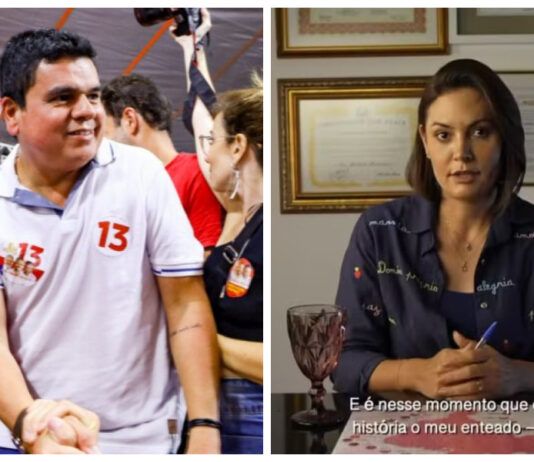 Em tom irônico, ex-secretário do governo do PT Chagas Vieira presta apoio a Michelle Bolsonaro.
