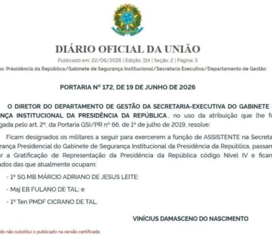 Governo Lula comete gafe e nomeia os militares ‘Fulano’ e ‘Cicrano’