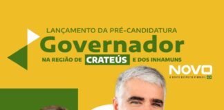 Eduardo Girão faz lançamento da sua pré-candidatura a governador do Ceará em Crateús nesse sábado (20).