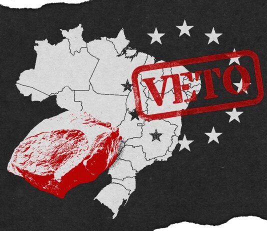 Brasil é o único país do Mercosul afetado por veto da UE à carne