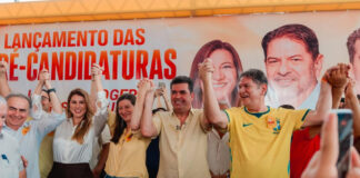Cid lança pré-candidaturas de Lia Gomes e Roger Aguiar e não fala sobre e não pede apoio para Elmano.