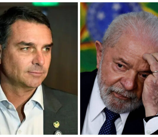 Mesmo com milhões da Secom, Lula tem metade das interações do Flávio Bolsonaro no 1° semestre.