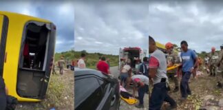 Acidente com ônibus de romeiros em Canindé deixa pelo menos 2 mortos e mais de 36 feridos