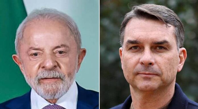 Pesquisa PoderData/Aya traz empate entre Flávio e Lula no 2° turno.