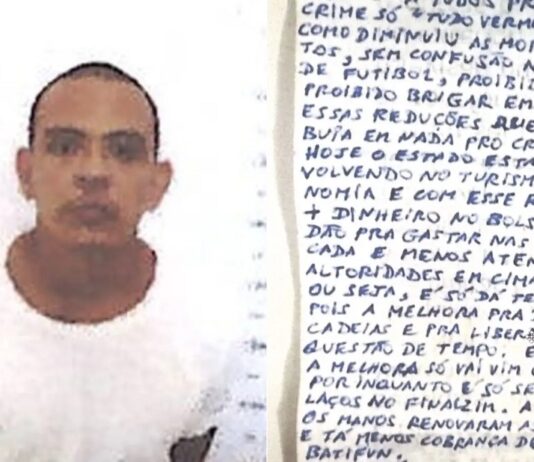 Bilhete apreendido em presídio do Ceará cita ‘guerra necessária’ para CV ter controle de 98% em Fortaleza