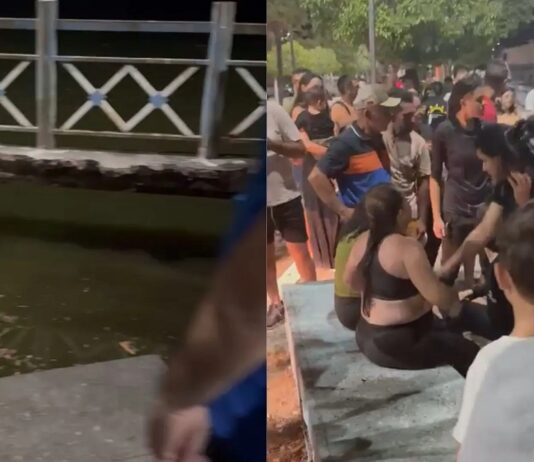 Duas mulheres ficam feridas após desabamento em calçadão de Morada Nova, no Ceará