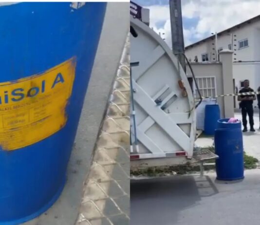 Corpo de recém-nascido é encontrado por garis em tambor de lixo em Itaitinga