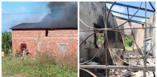 Homem agride ex-mulher na rua e incendeia casa com a filha de 13 anos em Guaiúba, no interior do Ceará