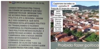 Facções em munícipios do interior do Ceará estão proibindo campanha eleitoral
