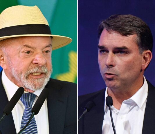 Nova pesquisa já traz empate técnico entre Flavio Bolsonaro e Lula no 1° turno.