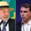 Nova pesquisa já traz empate técnico entre Flavio Bolsonaro e Lula no 1° turno.