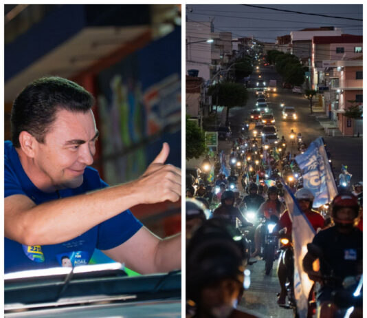 Carlos Kleber reúne multidão em Boa Viagem durante carreata e inauguração de comitê