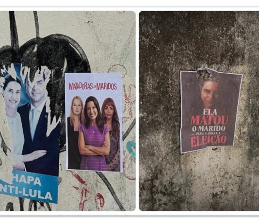 Raquel Lyra sofre ataque covarde em cartaz: “Ela matou o marido para ganhar as eleições”