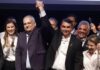 Tarcísio de Freitas e Michelle Bolsonaro elogiam escolha de vice do Flávio Bolsonaro.
