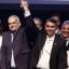 Tarcísio de Freitas e Michelle Bolsonaro elogiam escolha de vice do Flávio Bolsonaro.