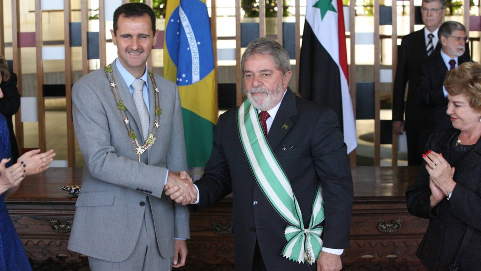 Lula e Bashar