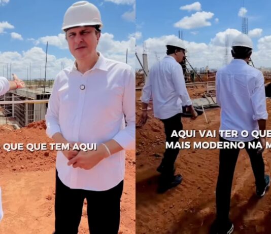 TRE-CE determina retirada de vídeo de Elmano em canteiro de obras do Hospital da UFCA