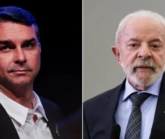 Pesquisa traz Flávio Bolsonaro 5 pontos a frente de Lula no 2° turno