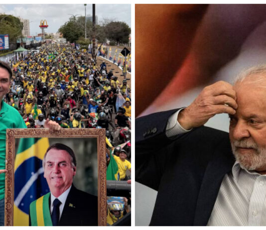 Pesquisa traz Flávio Bolsonaro avançando 6 pontos e na frente de Lula no 1° e no 2° turno.