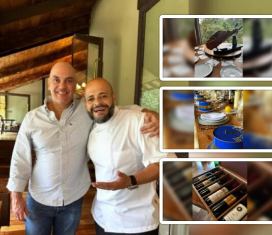 Vorcaro ofereceu a Moraes almoço com caviar, foie gras e trufas