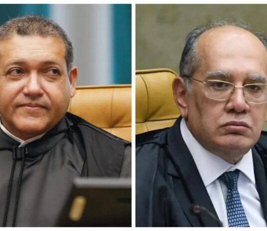 Nunes Marques bloqueia Gilmar após discussão no WhatsApp