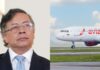 Avianca cancela passagens de Gustavo Petro por sanções dos EUA