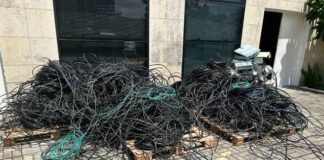 Cabos de energia furtados no Ceará neste ano equivalem à distância entre Fortaleza e Canindé