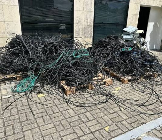 Cabos de energia furtados no Ceará neste ano equivalem à distância entre Fortaleza e Canindé