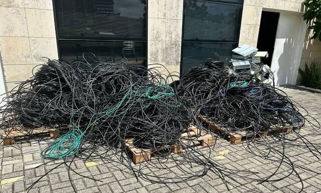 Cabos de energia furtados no Ceará neste ano equivalem à distância entre Fortaleza e Canindé