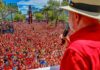 Cúpula do PT no Ceará comete fake news ao divulgar que reuniu 100 mil pessoas em evento com Lula.