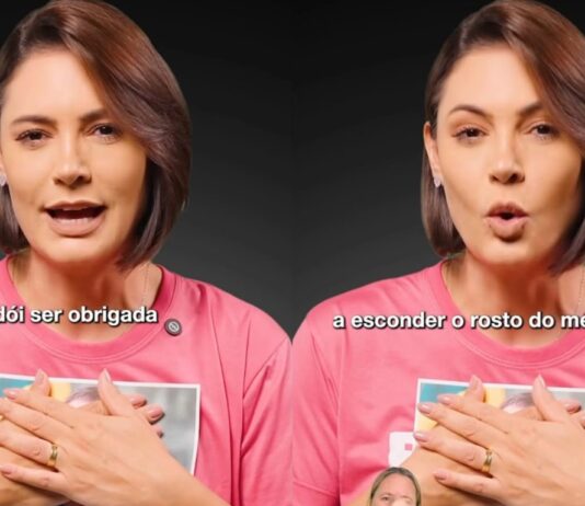 TRE-DF libera propaganda de Michelle com foto de Bolsonaro